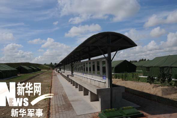 参演官兵洗漱的水源来自一口深水井