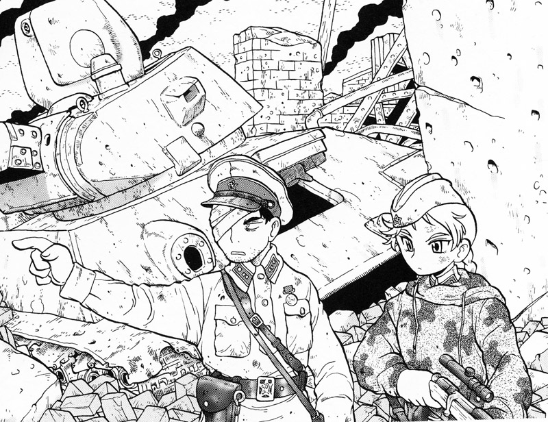 漫画家笔下的前苏联红军女兵卡通图_高清图集_新浪网