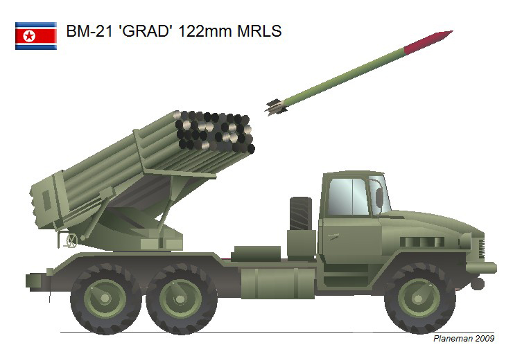 bm-21-40毫米多管火箭炮