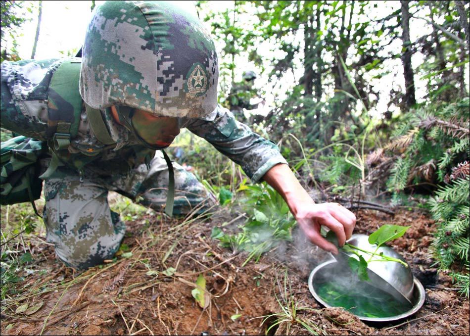 利用无烟灶做热食