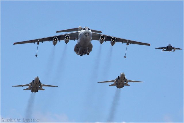 俄罗斯空军家底尽出!老毛子看来比中国空军猛