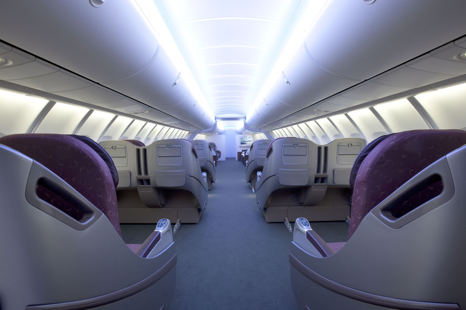 波音747-8洲际客机豪华内饰效果图_高清图集_新浪网