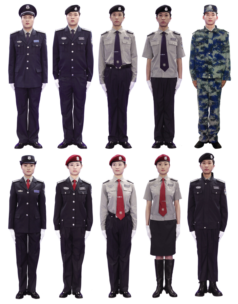 2011式保安员服装 2011款保安员制服图片_2011式保安员服装和保安服务标志