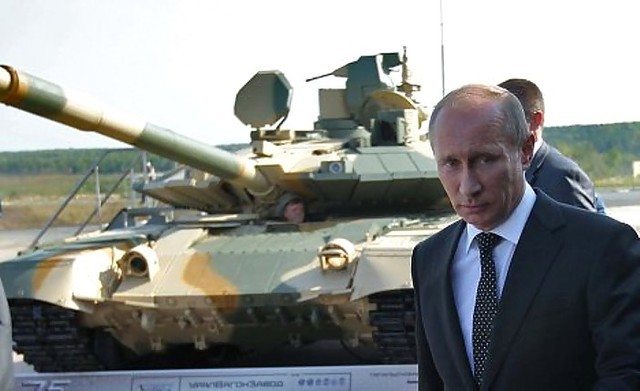 普京視察國產最新型T-90AM坦克 號稱世界最強大