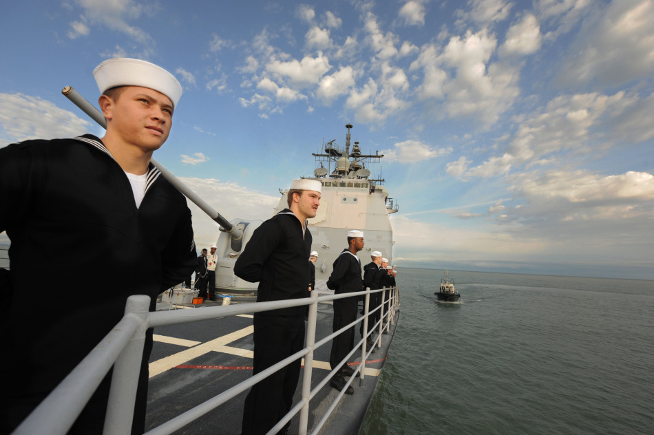 美国海军菲律宾海号导弹巡洋舰访问格鲁吉亚_高清图集_新浪网