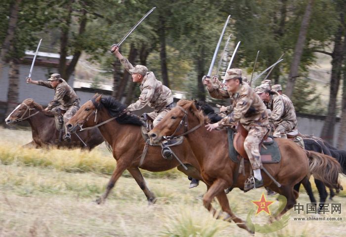 甘肃军区保留独立骑兵连