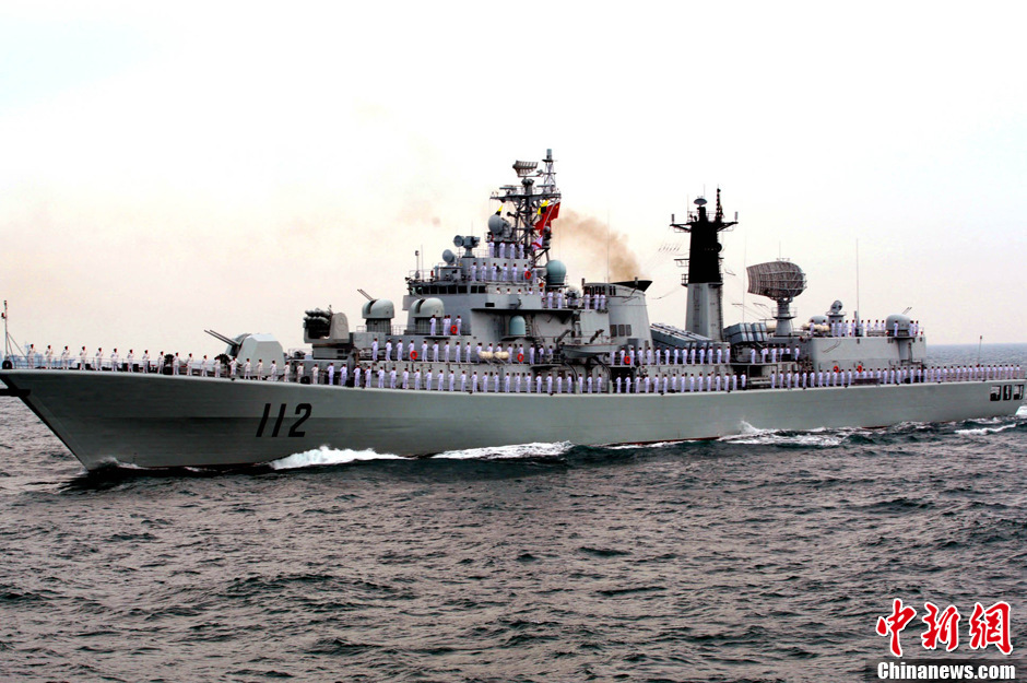 解放軍參加中俄海上聯合軍演主力戰艦飛機