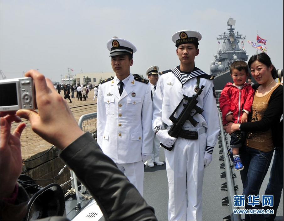 青島市民運氣好可登艦參觀中俄參演主力戰艦