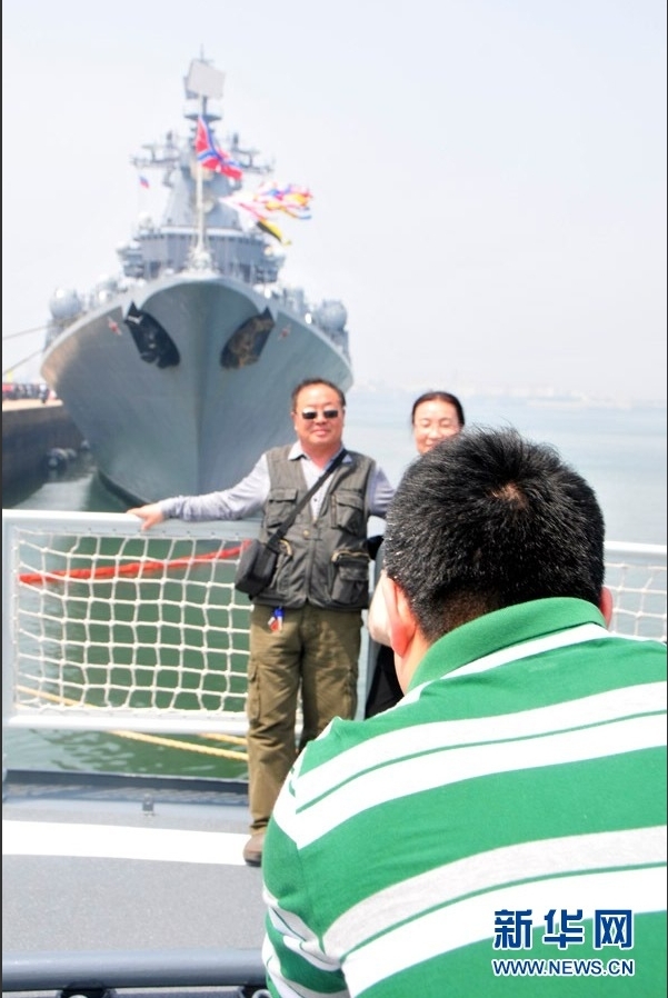 青島市民運氣好可登艦參觀中俄參演主力戰艦