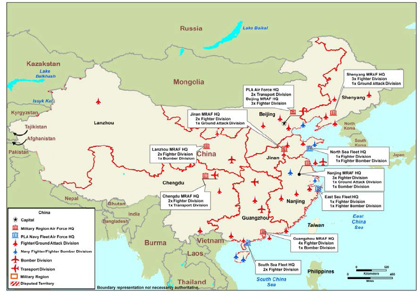 [Maps of China Military Deployment] – WAUTOM 中国汽车