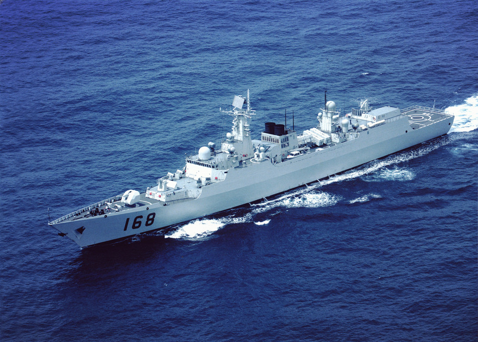 海军052b级168广州号驱逐舰