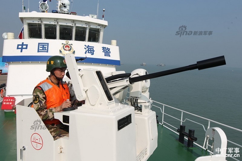 中国海警船确认配舰炮 遥控武器站火力很猛