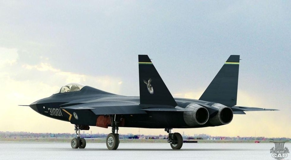 鹘鹰来袭!中国歼31战斗机空优型cg猛图_高清图集_新浪网