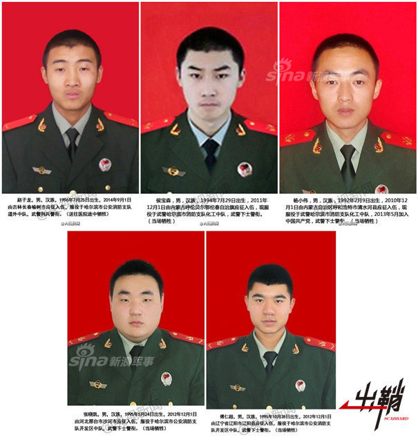 中国消防兵都是硬汉