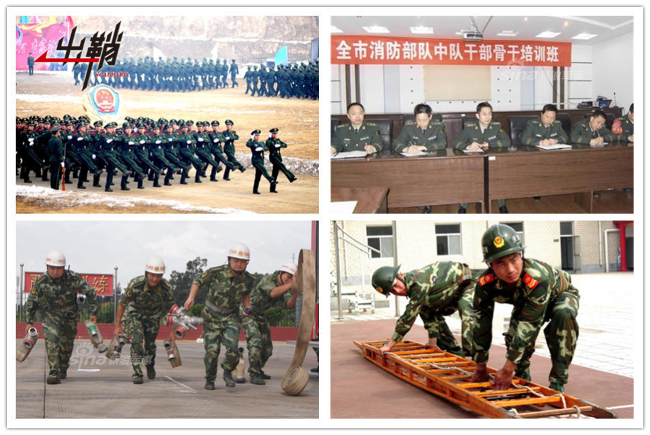 中国消防兵都是硬汉