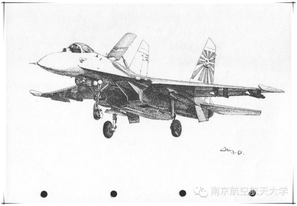 妹纸又画画!南京航空航天大学女生手绘第二季