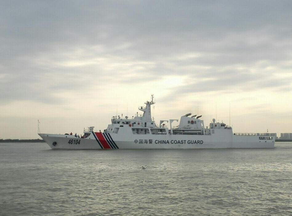 综合执法来了!中国海警056版执法船出海测试