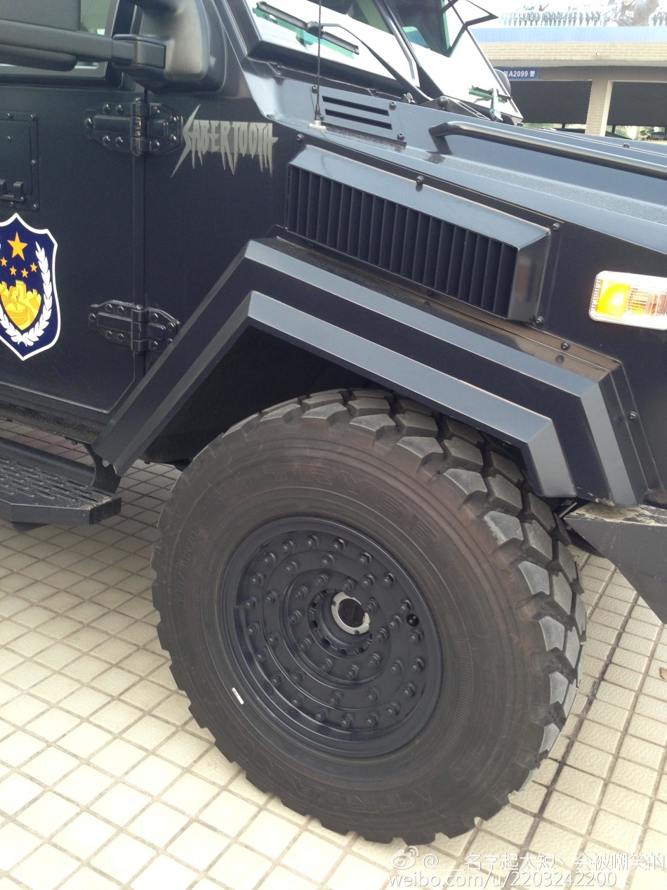 剑齿虎装甲汽车已成警方专用车 未来可走出国门