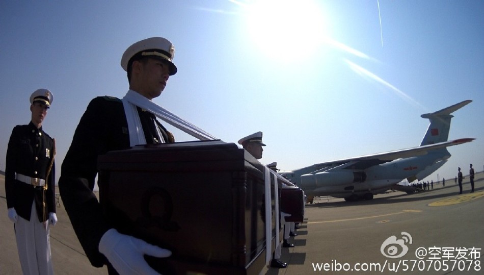 回家!中国志愿军遗骸 回家 中韩举行交接仪式