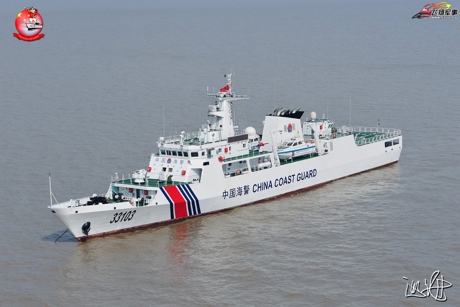 36 / 38 图为被称为056版海警船的33103号海警执法船.