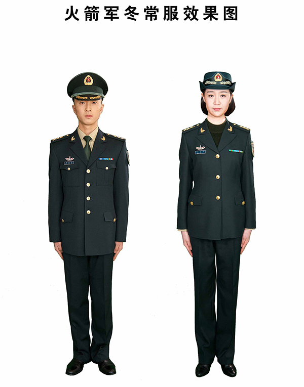 有范儿!中国火箭军新式军服亮相 简直帅晕了