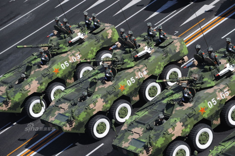 中国快速反应部队:各型号09式装甲车混编狂飙