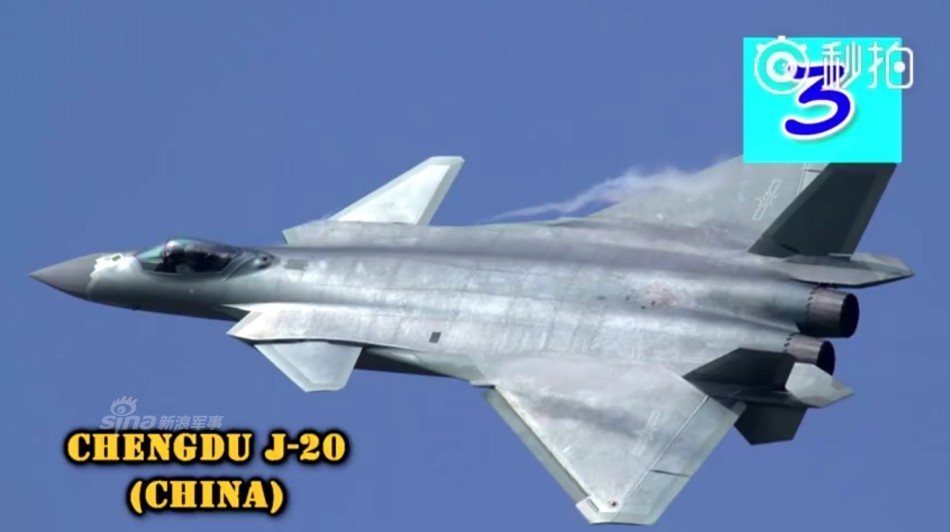外国网友评10大发展中隐形战机:歼20排第3