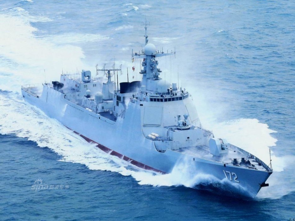 北海舰队第一艘中华神盾!117西宁号052d入役_高清图集_新浪网