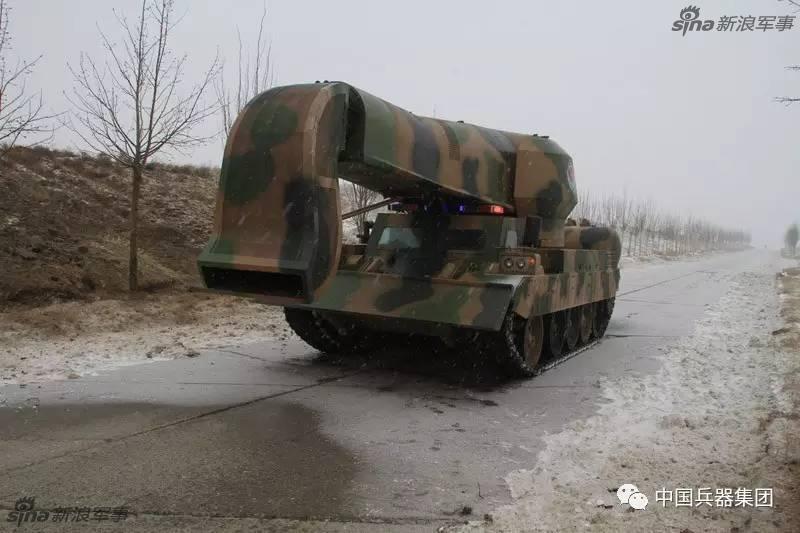 中国59坦克改装涡喷吹雪车