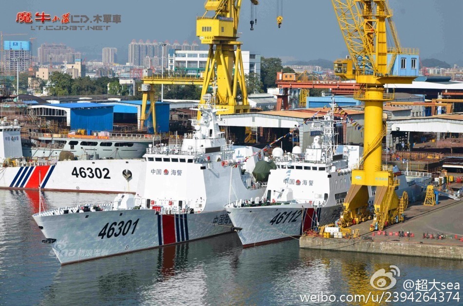 第二海军!中国海警船装近防炮