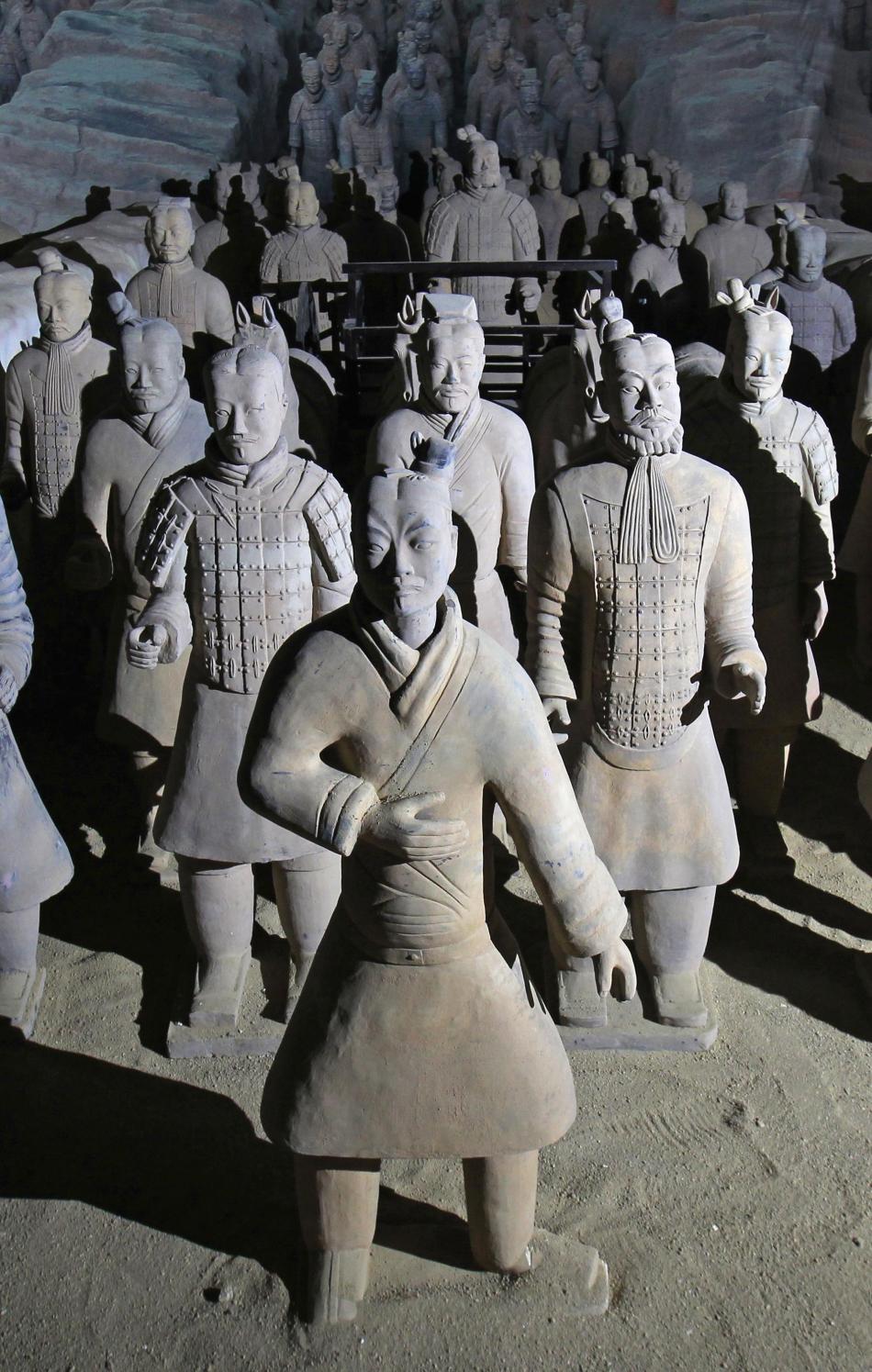 兵马俑走进布鲁塞尔证交所_高清图集_新浪网
