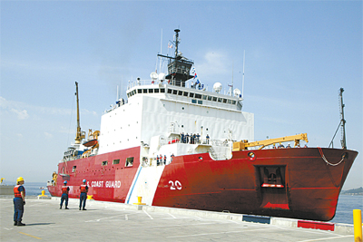 回应俄北极插旗 美国破冰船开赴北极(图)