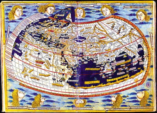 西班牙一幅十五世纪世界地图失而复得