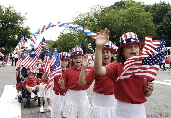 图文:华盛顿举行独立日庆典活动(3)