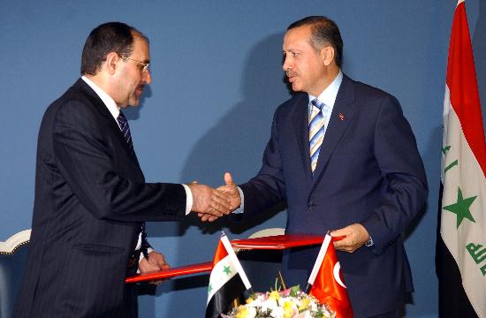 图文:土伊两国总理强调打击库尔德工人党武装