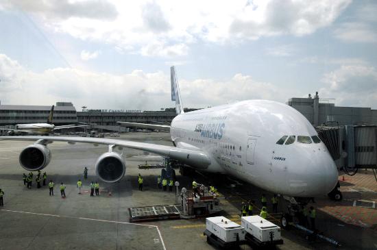 图文:空客a380客机接受测试(1)