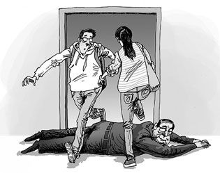 求学生赐“胯下之辱”徒增笑耳