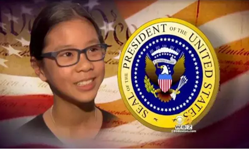 一个美国华裔女孩的总统梦