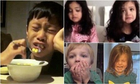 父母假装吃光了孩子的万圣节糖果 父母假装吃光了孩子的万圣节糖果