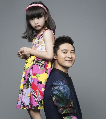 田亮与女儿森碟 田亮与女儿森碟