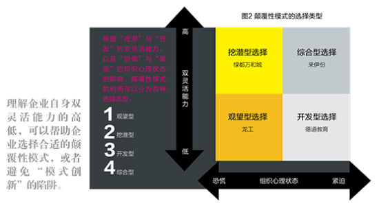 颠覆性模式的选择类型 颠覆性模式的选择类型