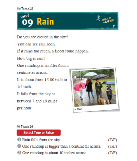 与美国小学生一起学英文第19期Rain