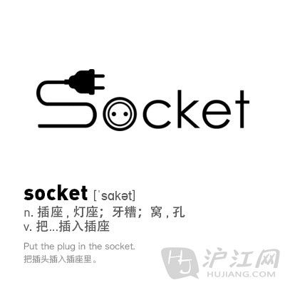 少儿看图轻松记单词:socket插座 少儿看图轻松记单词:socket插座