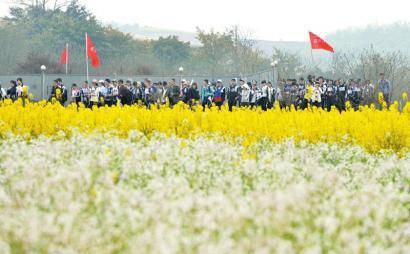 3月12日,成都实验外国语学校西区1200名初三学生,花9小时暴走红星路南延线。 3月12日,成都实验外国语学校西区1200名初三学生,花9小时暴走红星路南延线。