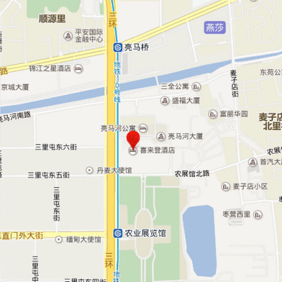 北京喜来登长城饭店地图