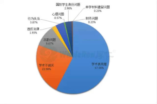 留学生被开除原因及所占比例 留学生被开除原因及所占比例