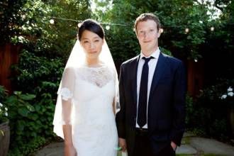 Mark Zuckerberg和老婆Priscilla Chan