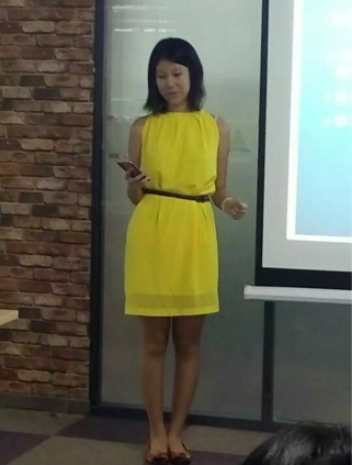 Mary在现场分享 Mary在现场分享