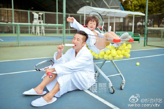 爸爸邹市明与儿子邹明轩 爸爸邹市明与儿子邹明轩