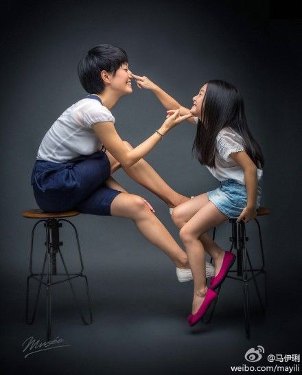 马伊琍与女儿文爱马 马伊琍与女儿文爱马